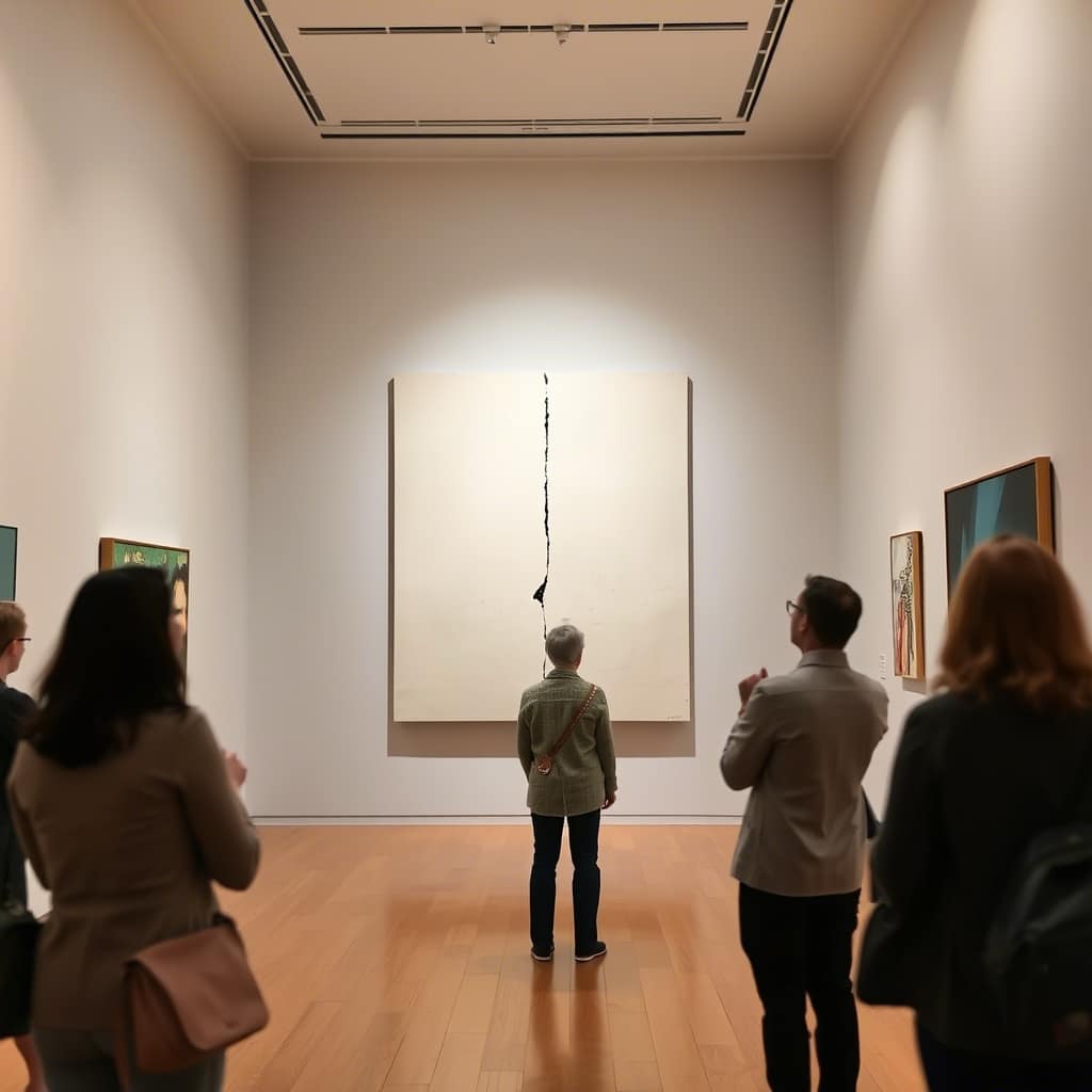 Opera di filosofia arte contemporanea che mostra l'influenza del pensiero filosofico sull'arte moderna