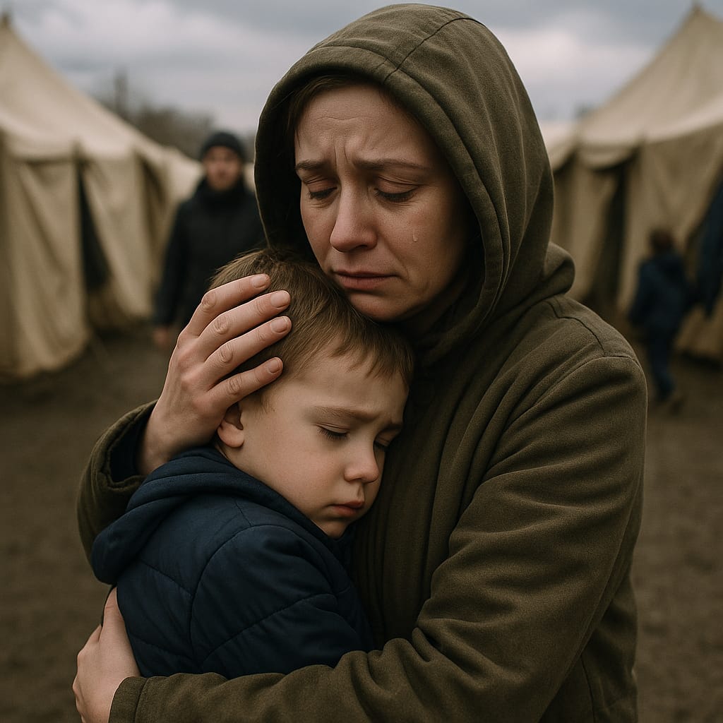 Guerra Ucraina testimonianze di rifugiati e famiglie che fuggono dal conflitto