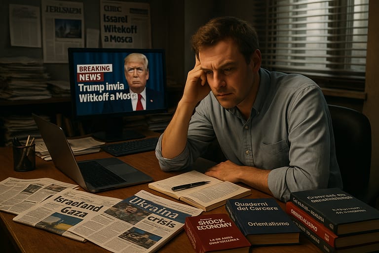 Trump 2025 geopolitica mondiale con mappa delle crisi internazionali Ucraina Gaza